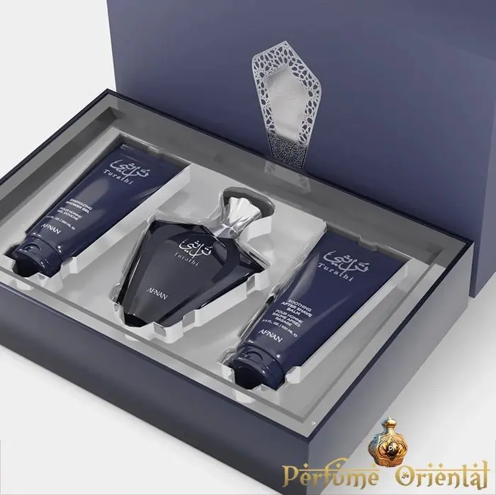 3 PC Gift Set-TURATHI BLUE-90ml-Afnan - Image 2