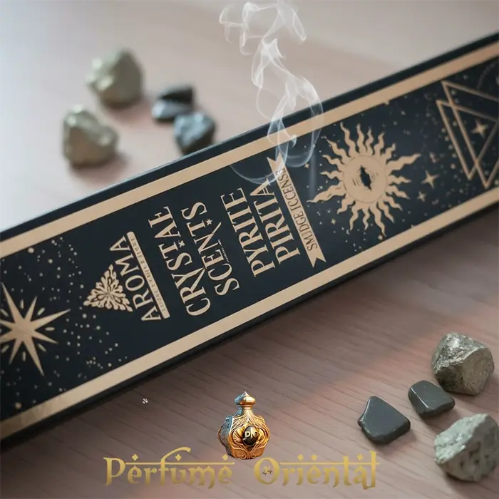 AROMA Incienso Crystal Pirita 25g con Piedra Natural - Image 3