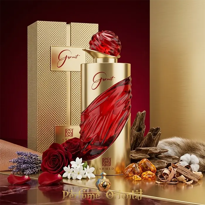 Perfume GARNET- AHMED AL MAGHRIBI EXTRAIT DE PARFUM 100ML-Unisex - Image 2