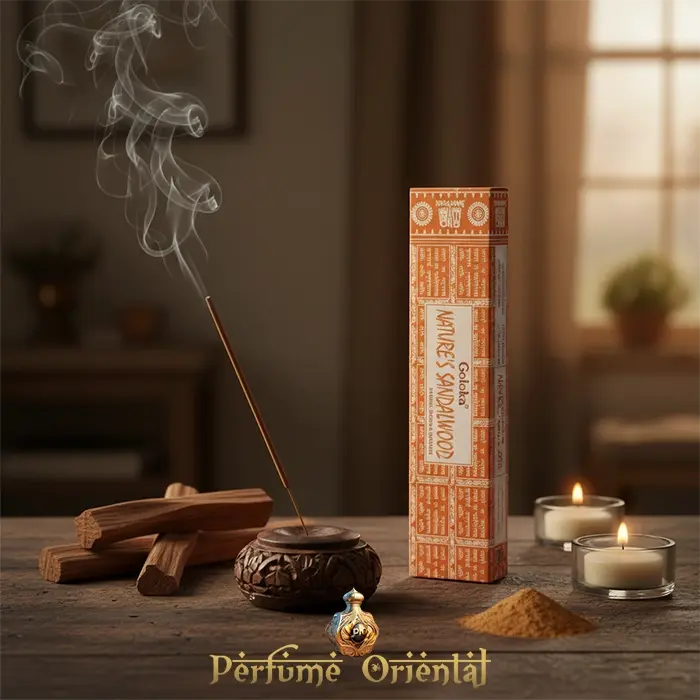 GOLOKA Nature Sandalwood Incienso Masala 15g - Image 2