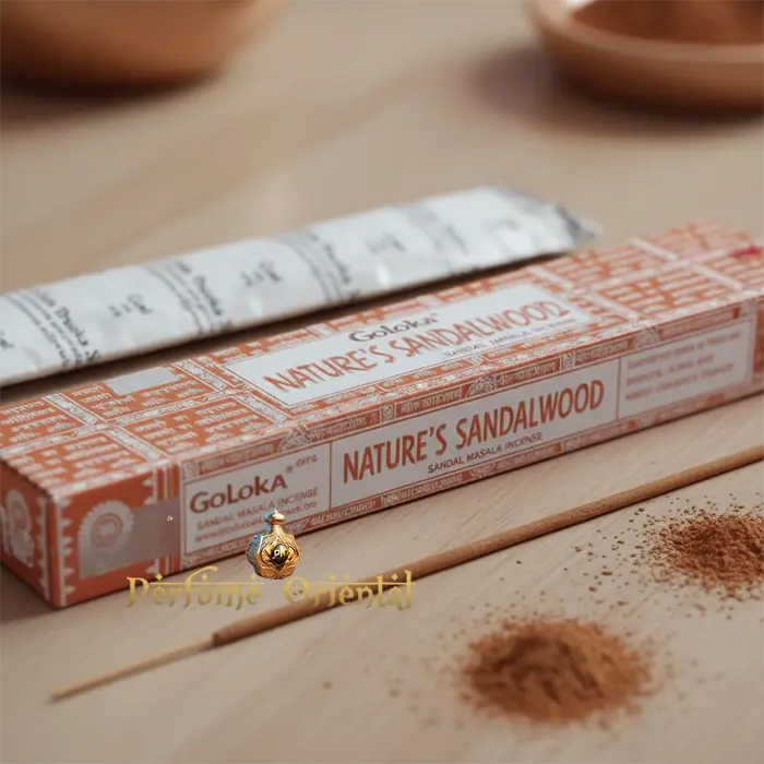 GOLOKA Nature Sandalwood Incienso Masala 15g - Image 3