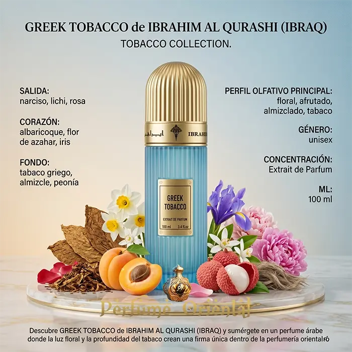 GREEK TOBACCO de IBRAHIM AL QURASHI (IBRAQ)-100ml Unisex - Image 3