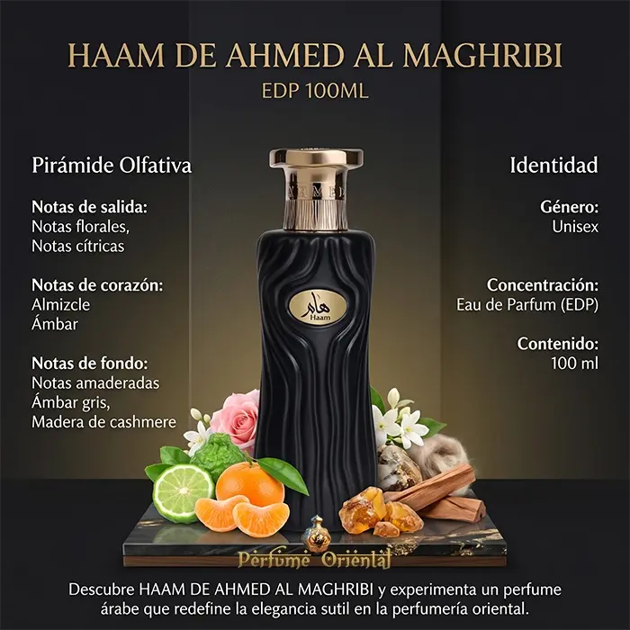 Perfume HAAM-AHMED AL MAGHRIBI EDP 100ML-Unisex - Image 3