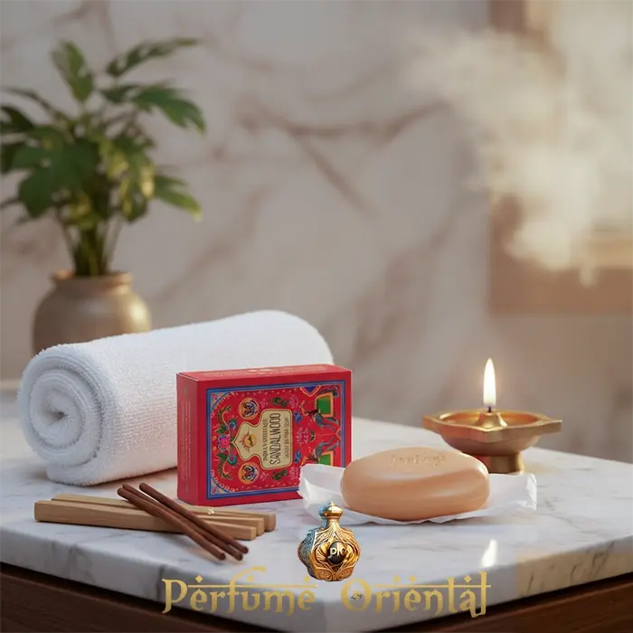 Indian Heritage Sandalwood Jabón Natural de Lujo 125g - Image 3