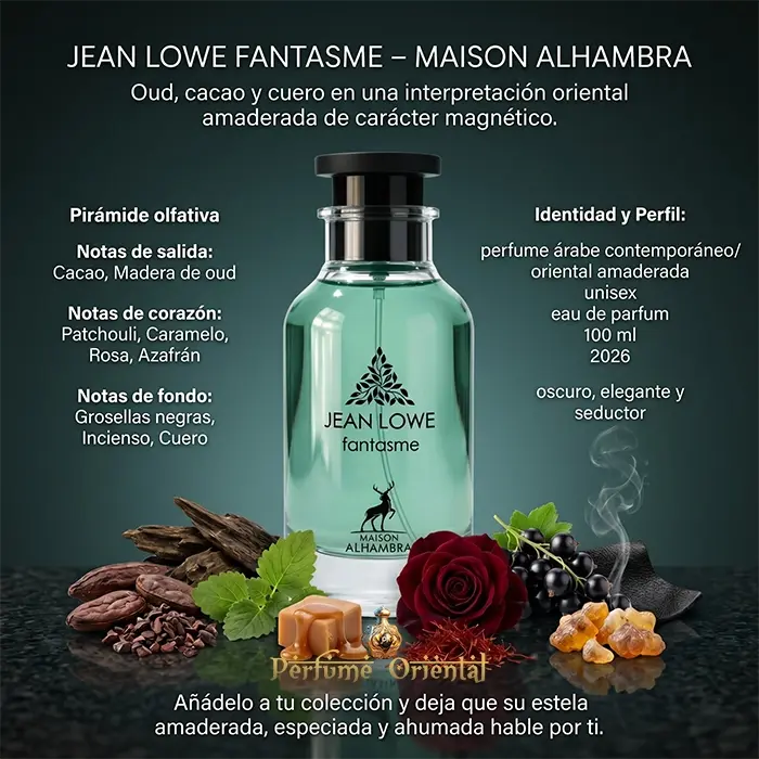 Perfume JEAN LOWE FANTASME – edp 100ml- MAISON ALHAMBRA - Image 3