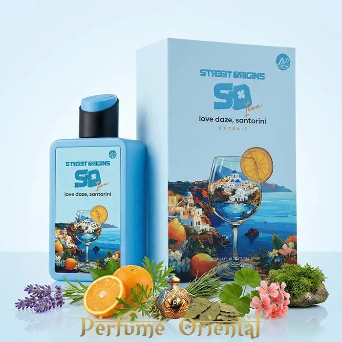 LOVE DAZE, SANTORINI Street Origins by Fragrance World Extrait de Parfum 75 ml - Image 2