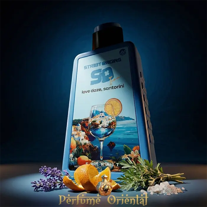 LOVE DAZE, SANTORINI Street Origins by Fragrance World Extrait de Parfum 75 ml - Image 3