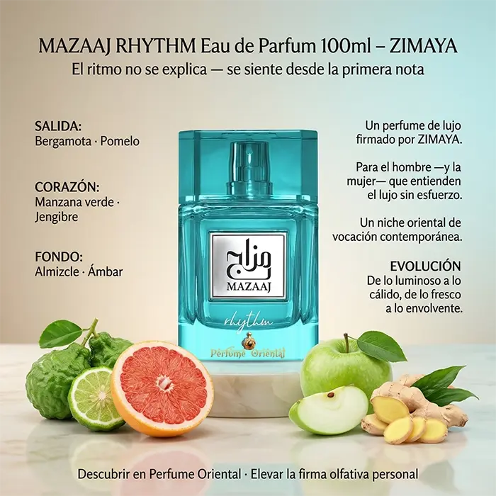MAZAAJ RHYTHM Eau de Parfum 100ml – ZIMAYA - Image 3