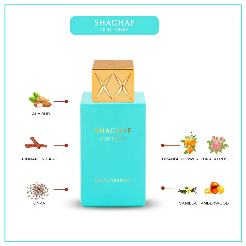 Perfume SHAGHAF OUD TONKA 75ml - Árabe suizo - Image 3
