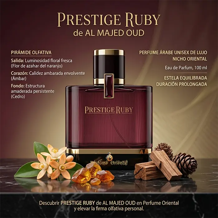 Perfume PRESTIGE RUBY de AL MAJED OUD-100ml UNISEX - Image 3