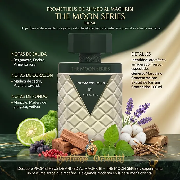 Perfume PROMETHEUS- AHMED AL MAGHRIBI THE MOON SERIES 100ML - Image 3