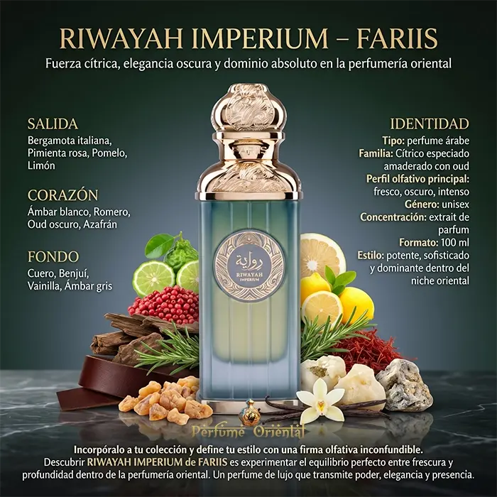 Perfume RIWAYAH IMPERIUM – FARIIS Extrait de Parfum-100ml-Unisex - Image 3