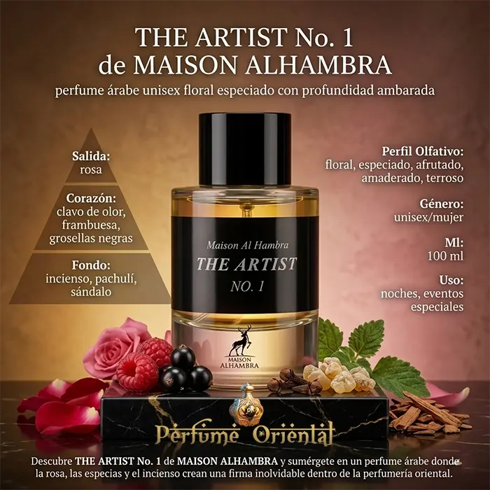 Perfume THE ARTIST No. 1 de MAISON ALHAMBRA-100ml - Image 3