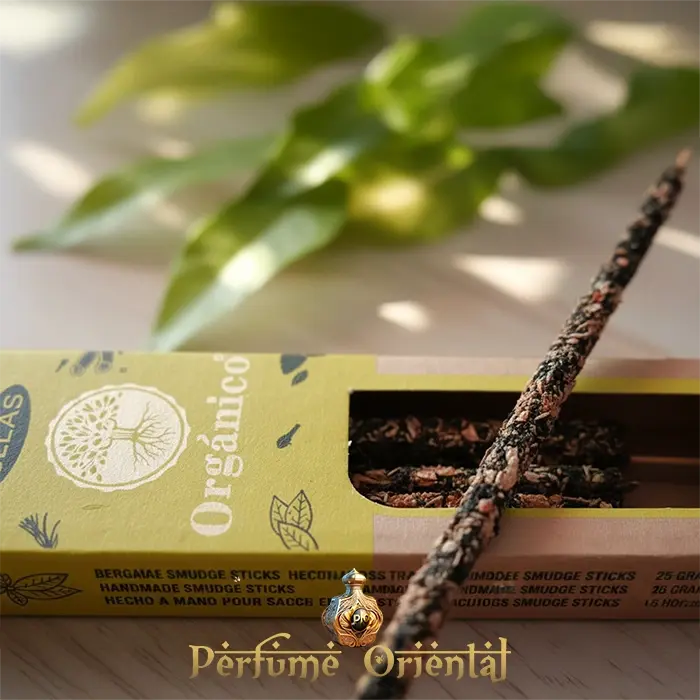 ULLAS Incienso Orgánico Bergamota 25g Varillas Naturales - Image 3