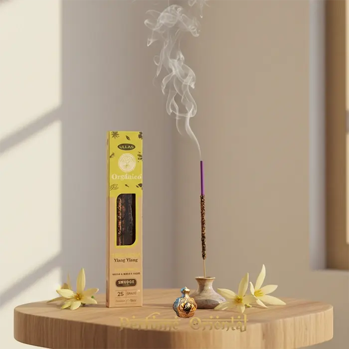 ULLAS Incienso Orgánico Ylang Ylang 25g Varillas Naturales - Image 2