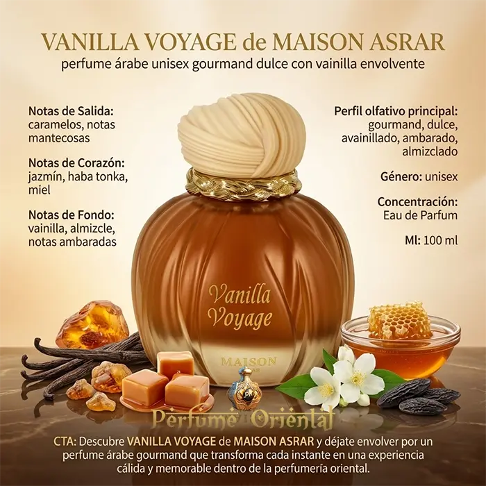 Perfume VANILLA VOYAGE de MAISON ASRAR-edp 100ml - Image 3
