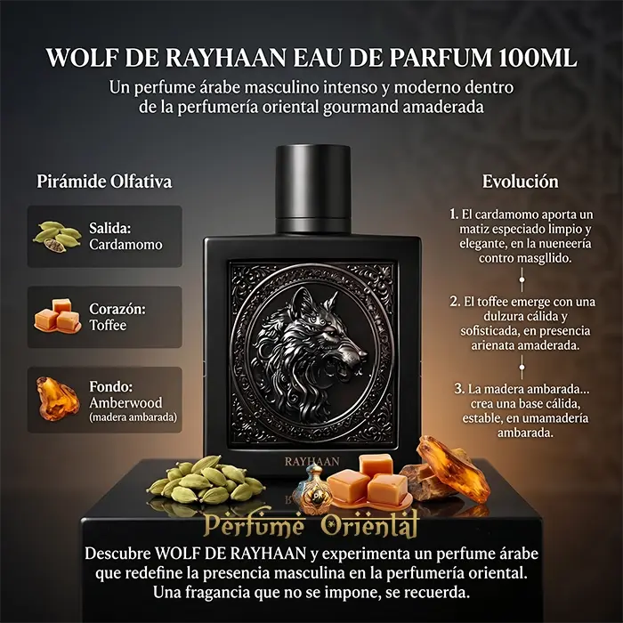 Perfume WOLF DE RAYHAAN EAU DE PARFUM 100ML-para Hombre - Image 3